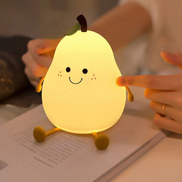 La Lampe LED Tactile  "Pechou" en Silicone avec Minuterie et 7 Couleurs