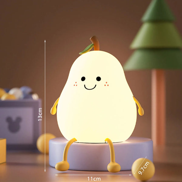 La Lampe LED Tactile  "Pechou" en Silicone avec Minuterie et 7 Couleurs