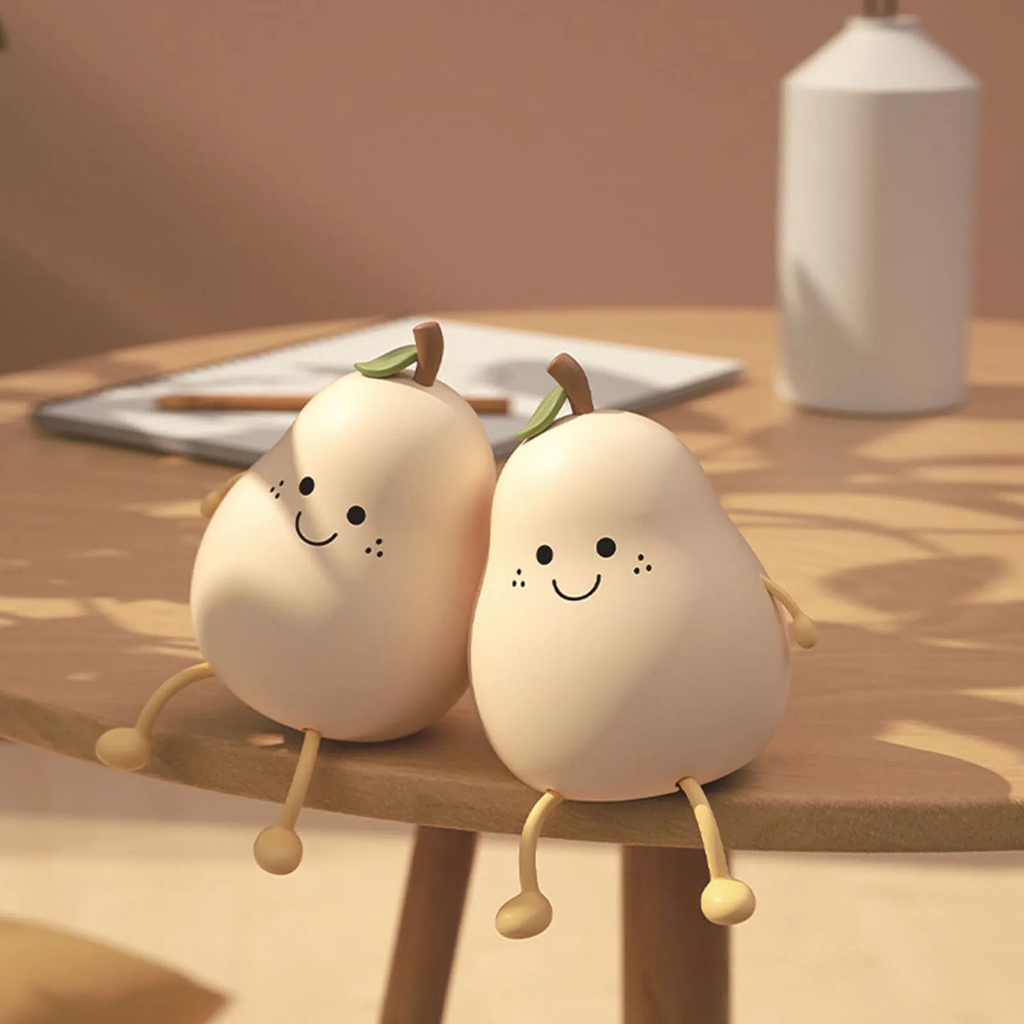 La Lampe LED Tactile  "Pechou" en Silicone avec Minuterie et 7 Couleurs