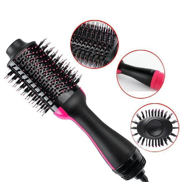 Détails des différentes parties de la  Brosse soufflante One Step FanyBrush - BIGand BANG