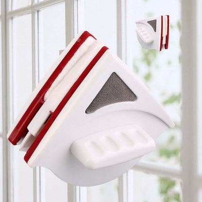 BROSSE LAVE VITRE MAGNÉTIQUE DE NETTOYAGE SIMULTANÉE DES 2 FACES D'UNE VITRE