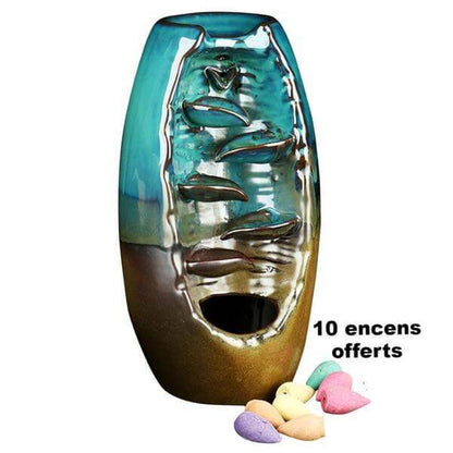 Spirit River™ : Porte Encens Cascade, diffuseur et brûleur d'encens par excellence
