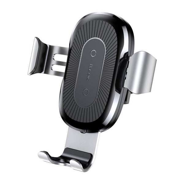 Chargeur sans-fil  à induction Qi pour smartphone en voiture compatible iPhone Samsung et Android