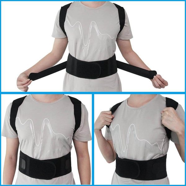 Correcteur de posture dos magnétique et ceinture dorsale lombaire femme et homme