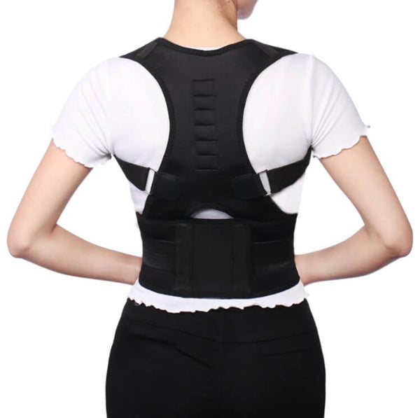 Correcteur de posture dos magnétique et ceinture dorsale lombaire femme et homme