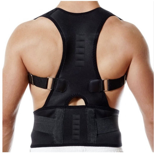 Correcteur de posture dos magnétique et ceinture dorsale lombaire femme et homme