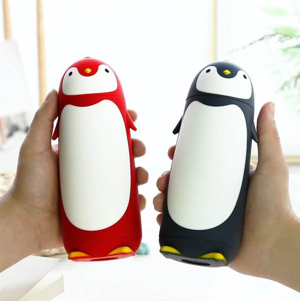 Mini Thermos Isotherme design Pingouin Manchot de 280ml en Acier Inoxydable