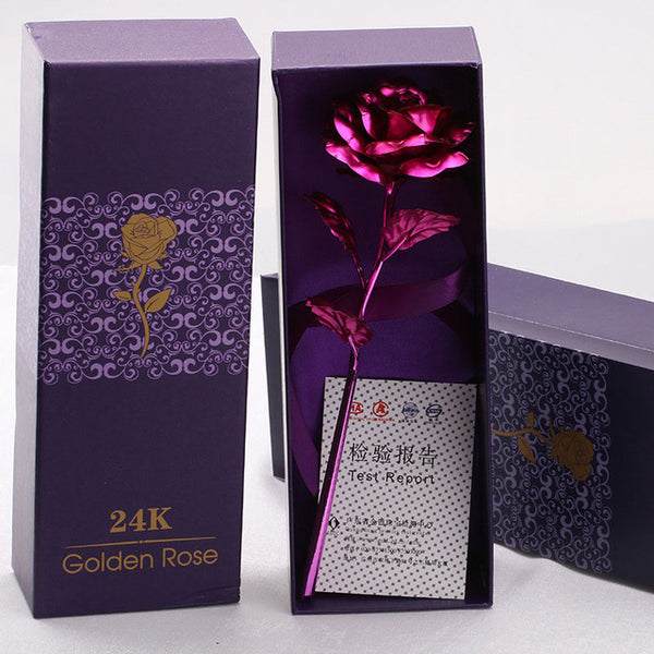 Rose Plaqué Or 24k