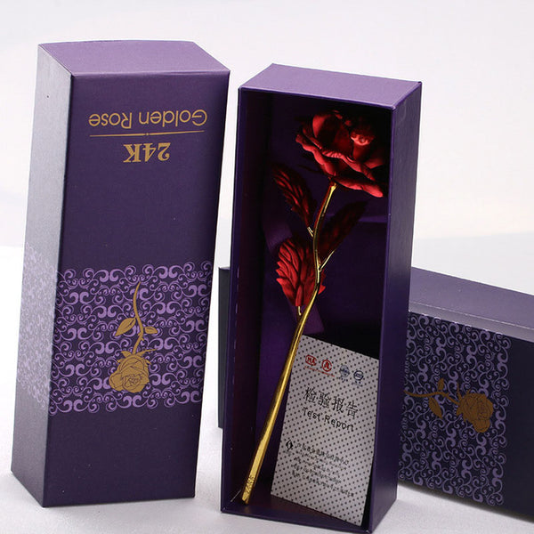 Rose Plaqué Or 24k