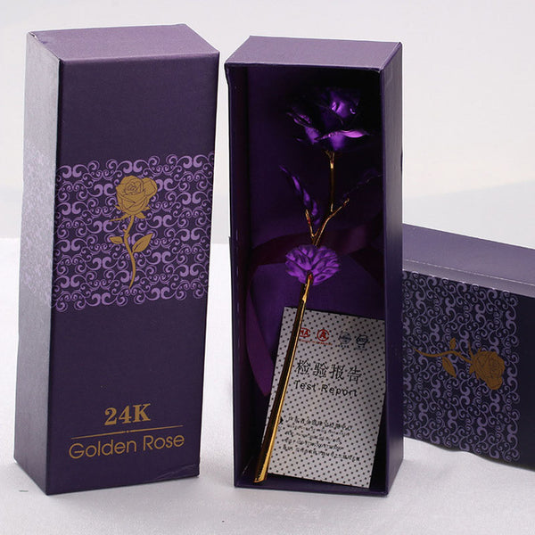 Rose Plaqué Or 24k