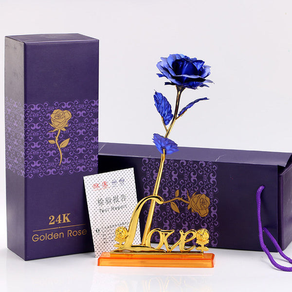 Rose Plaqué Or 24k