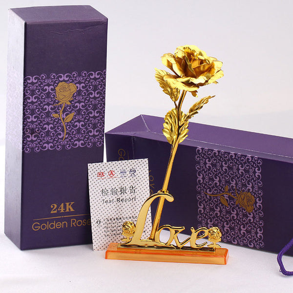 Rose Plaqué Or 24k