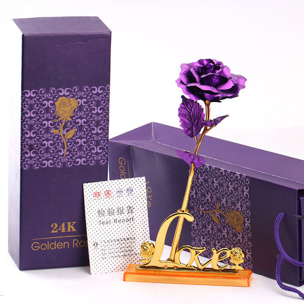 Rose Plaqué Or 24k