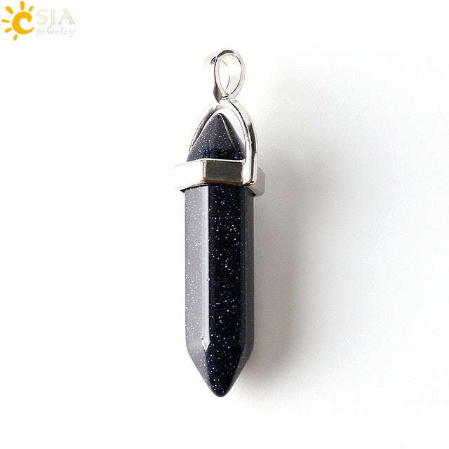 Pendentif en pierre naturelle