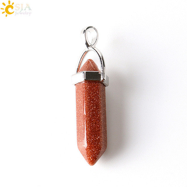 Pendentif en pierre naturelle