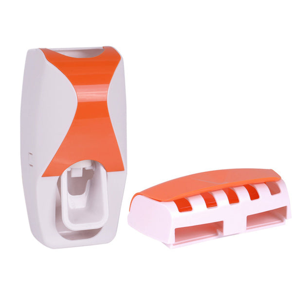 Distributeur automatique de dentifrice avec porte 5 brosses