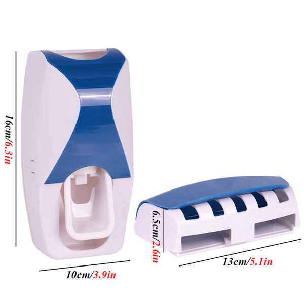 Distributeur automatique de dentifrice avec porte 5 brosses