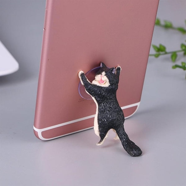 Support de smartphone par la force de chats mignons