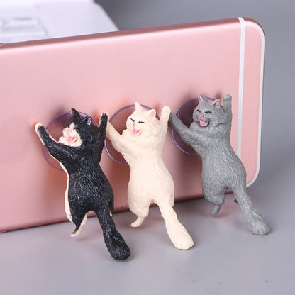 Support de smartphone par la force de chats mignons