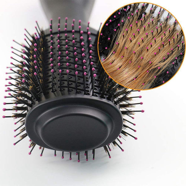 Détails des pointes de  la Brosse soufflante One Step FanyBrush