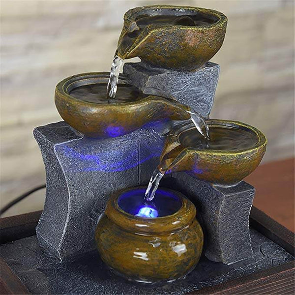 Spirit Waterfall™ :   La Fontaine Cascade d'Intérieur par Excellence - Conception Feng Shui