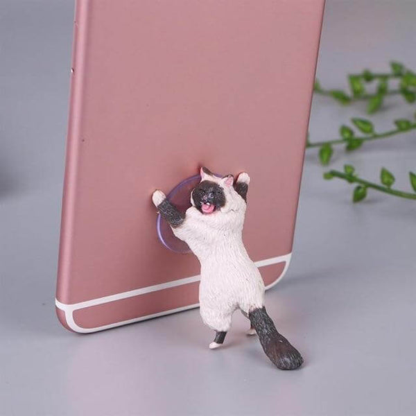 Support de smartphone par la force de chats mignons