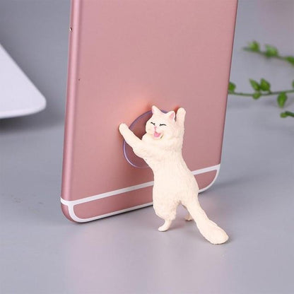Support de smartphone par la force de chats mignons