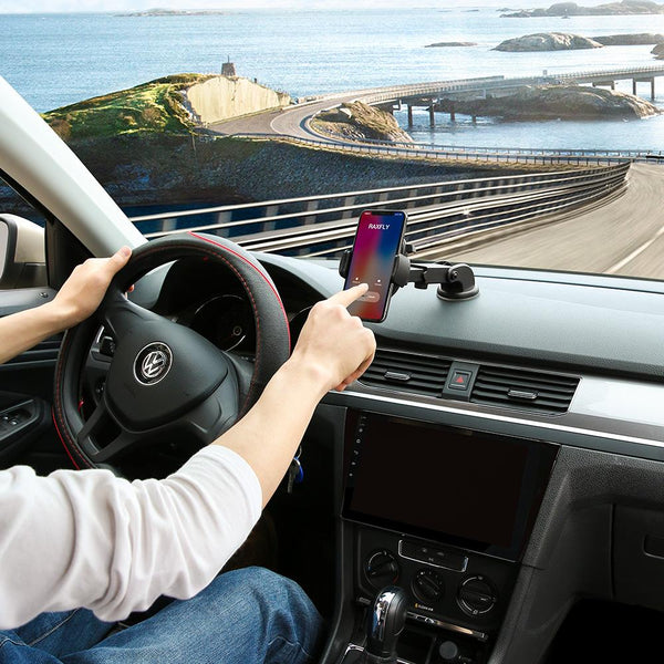 Support de téléphone pour voiture : sur tableau de bord ou  pare-brise