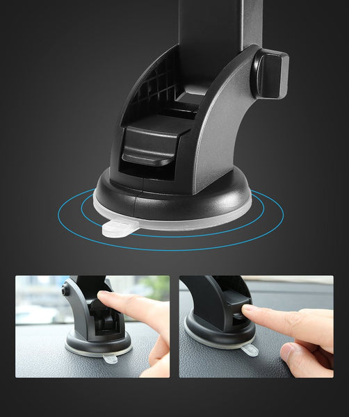 Support de téléphone pour voiture : sur tableau de bord ou  pare-brise