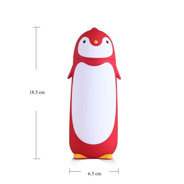 Mini Thermos Isotherme design Pingouin Manchot de 280ml en Acier Inoxydable